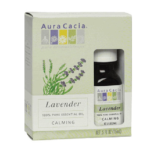 Aura Cacia 100% Pure Essential Oil Energizing, Lavender (Lavendula Augustifolia) - 0.5 Oz